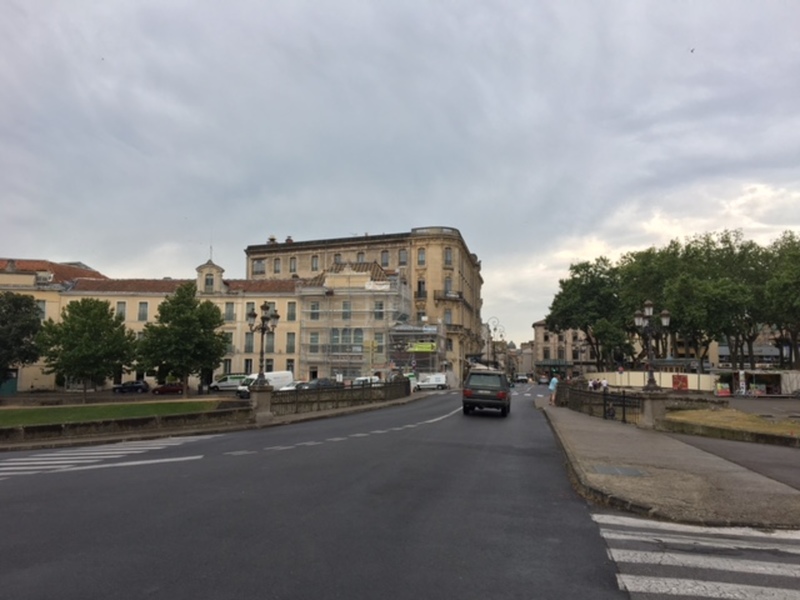 View from the carcasonne train station